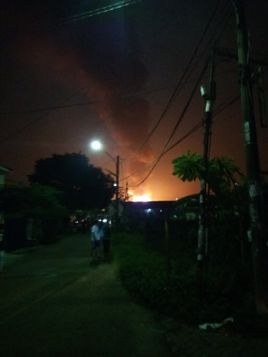 Gudang Elpiji Di Ciledug Tangerang Meledak Terbakar
