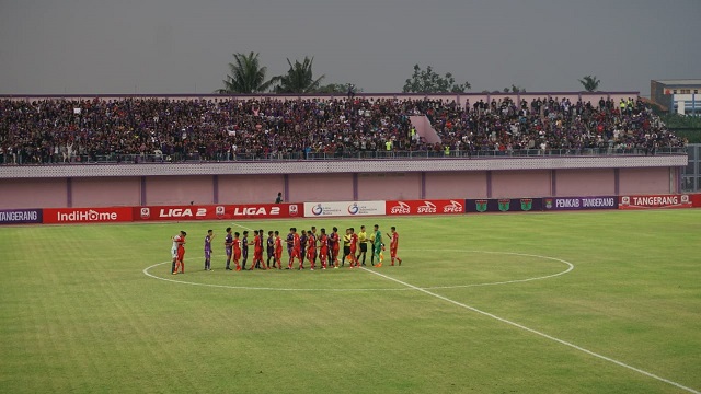 Tim Persita Tangerang dan Semen Padang