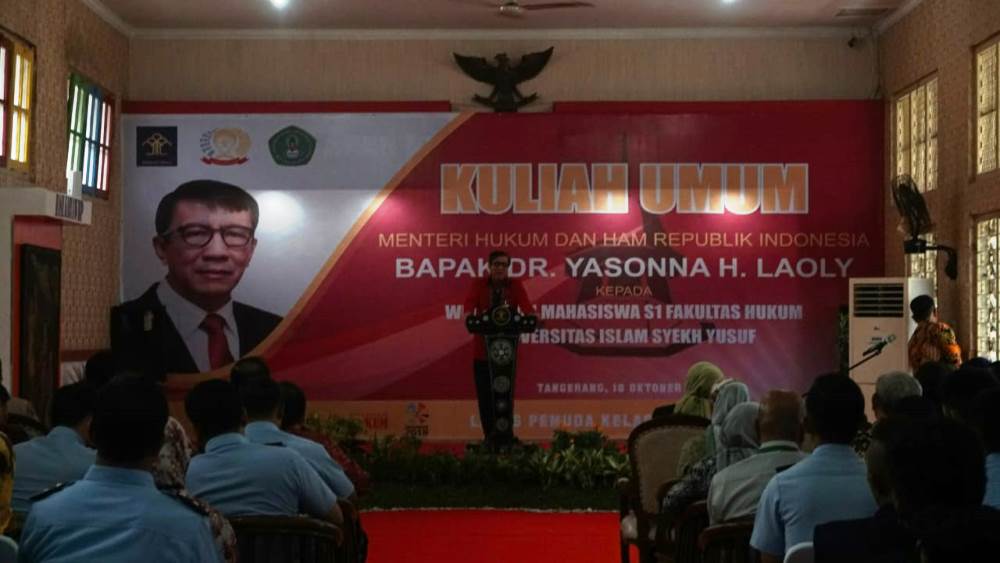 Menteri Hukum dan HAM Yasonna Laoly