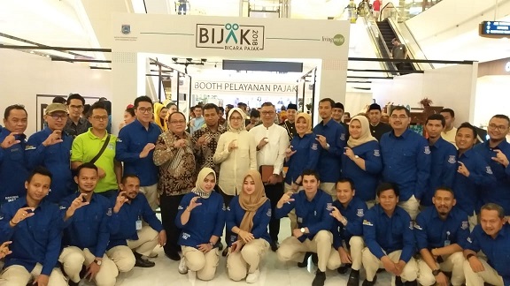 Kegiatan bicara pajak (Bijak) di Mall Living World Alam Sutera, Serpong Utara, Tangsel, selama 9-11 November 2018.