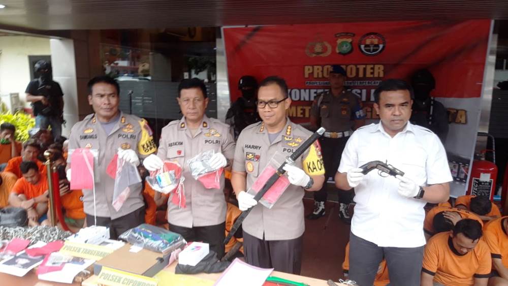 Konferensi pers Polres Metro Tangerang Kota