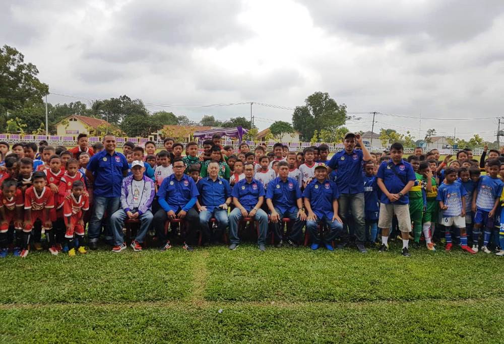 Peresmian perlombaan Sekolah Sepak Bola (SBB) di Kabupaten Tangerang.