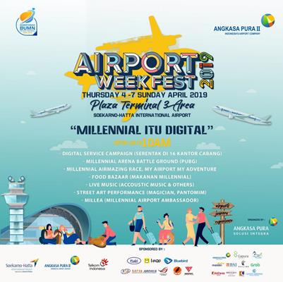 Airport Week Fest 2019 di Bandara Internasional Soekarno-Hatta.