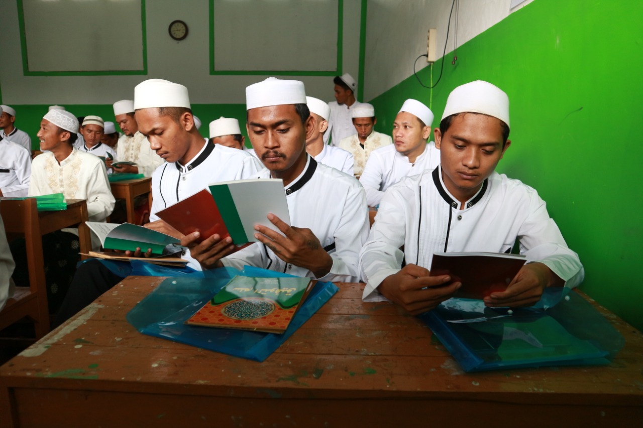 Kegiatan Pesantren Kilat dalam bulan suci Ramadan 1440 H di Lembaga Pemasyarakatan Pemuda Kelas IIA Tangerang (Lapas Pemuda Tangerang).