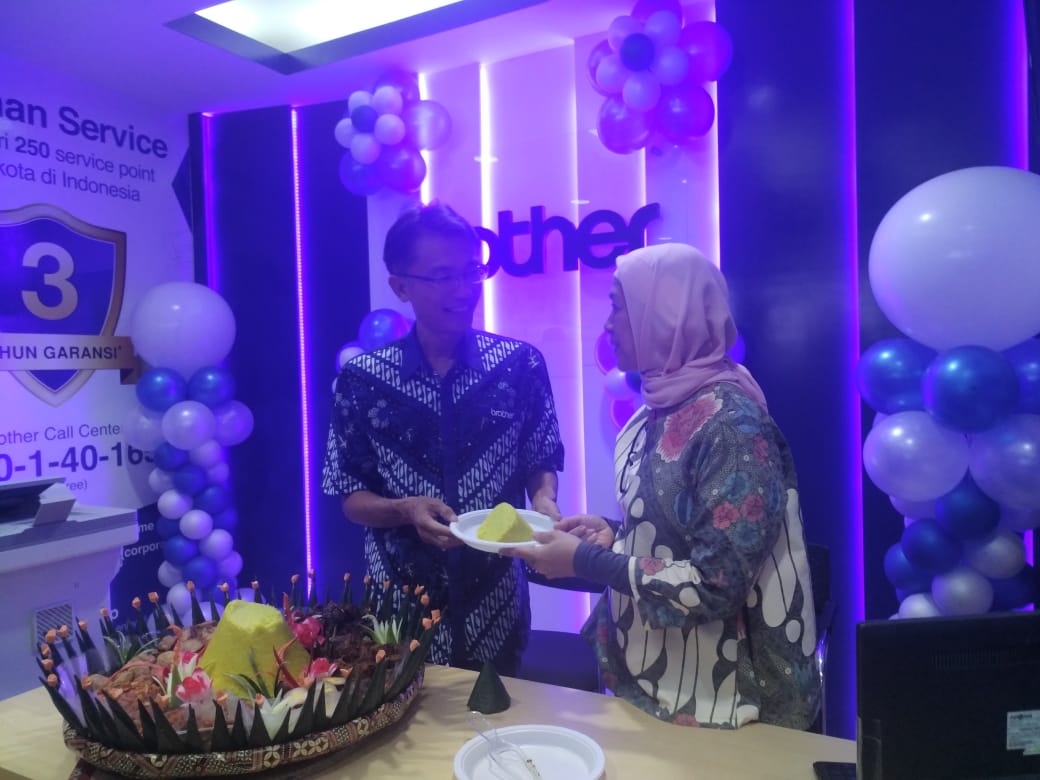 Brother Internasional Sales Indonesia menggelar kegiatan peresmian Custimer Care Center (CCC) di Ruko WTC Serpong, Jalan Raya Serpong, Pondok Jagung, Serpong Utara, Tangsel, Kamis (20/6/2019).