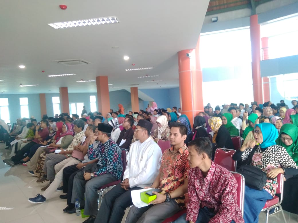Kegiatan halalbilahal dan Tausiyah Kebudayaan di TBIC Puspitek Serpong, Jalan Raya Serpong, Pengasinan, Gunung Sindur, Bogor, Sabtu (29/6/2019).