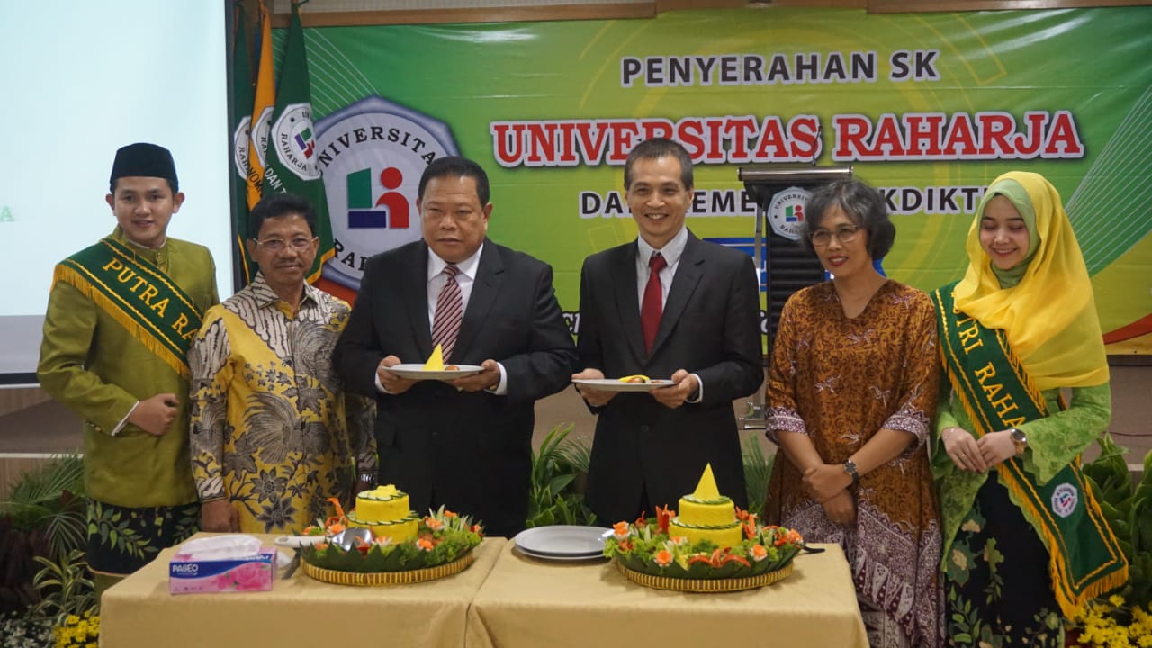 STMIK Raharja Tangerang resmi menjadi Universitas Raharja.