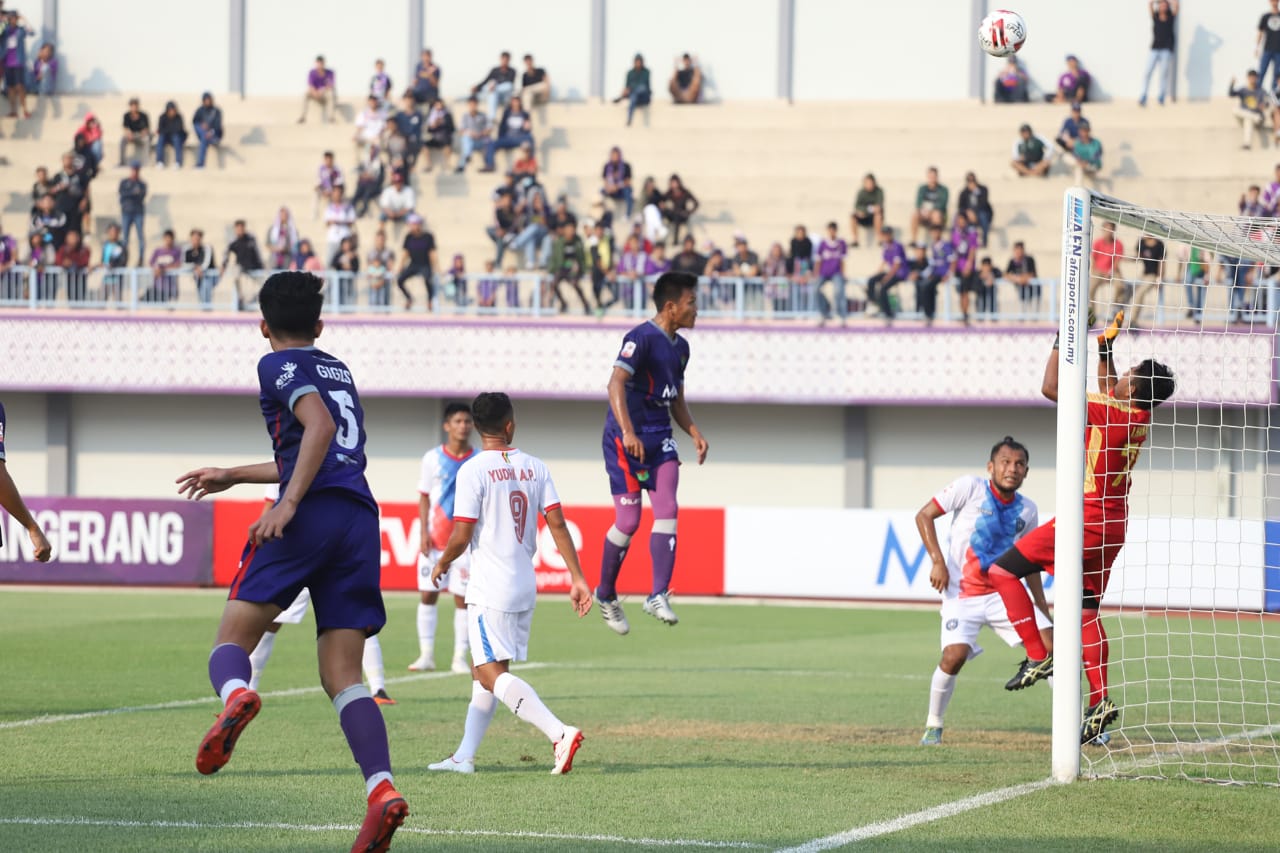 Persita Tangerang Vs PSPS Riau di Stadion Sport Center, Kelapa Dua, Kabupaten Tangerang, Sabtu (6/7/20190).