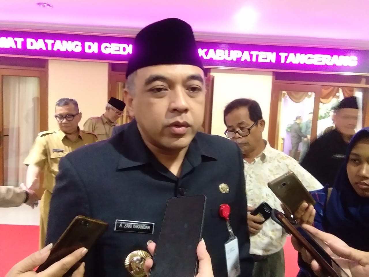 Bupati Tangerang Ahmed Zaki Iskandar.