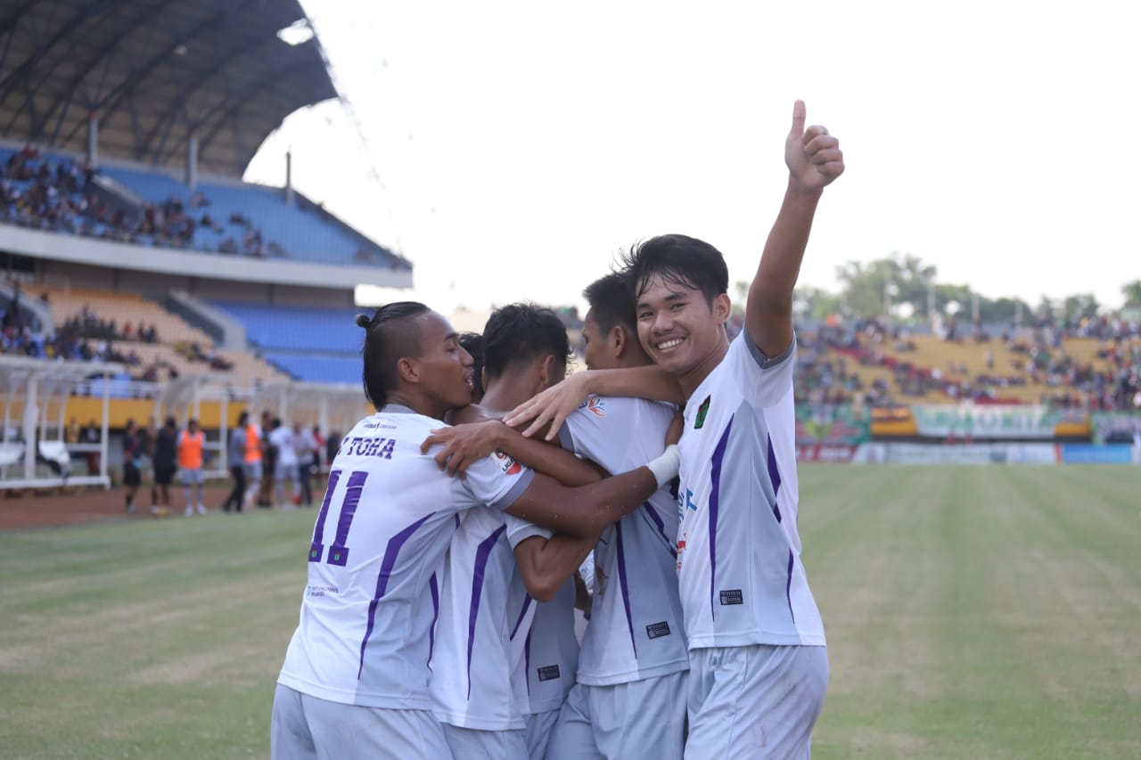 Persita Tangerang Vs Sriwiajaya FC di Stadion Gelora Sriwijaya, Palembang, Sumatera Selatan, Sabtu (13/7/2019).
