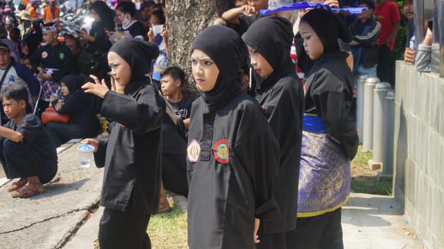 Lomba pencak silat di Festival Cisadane.