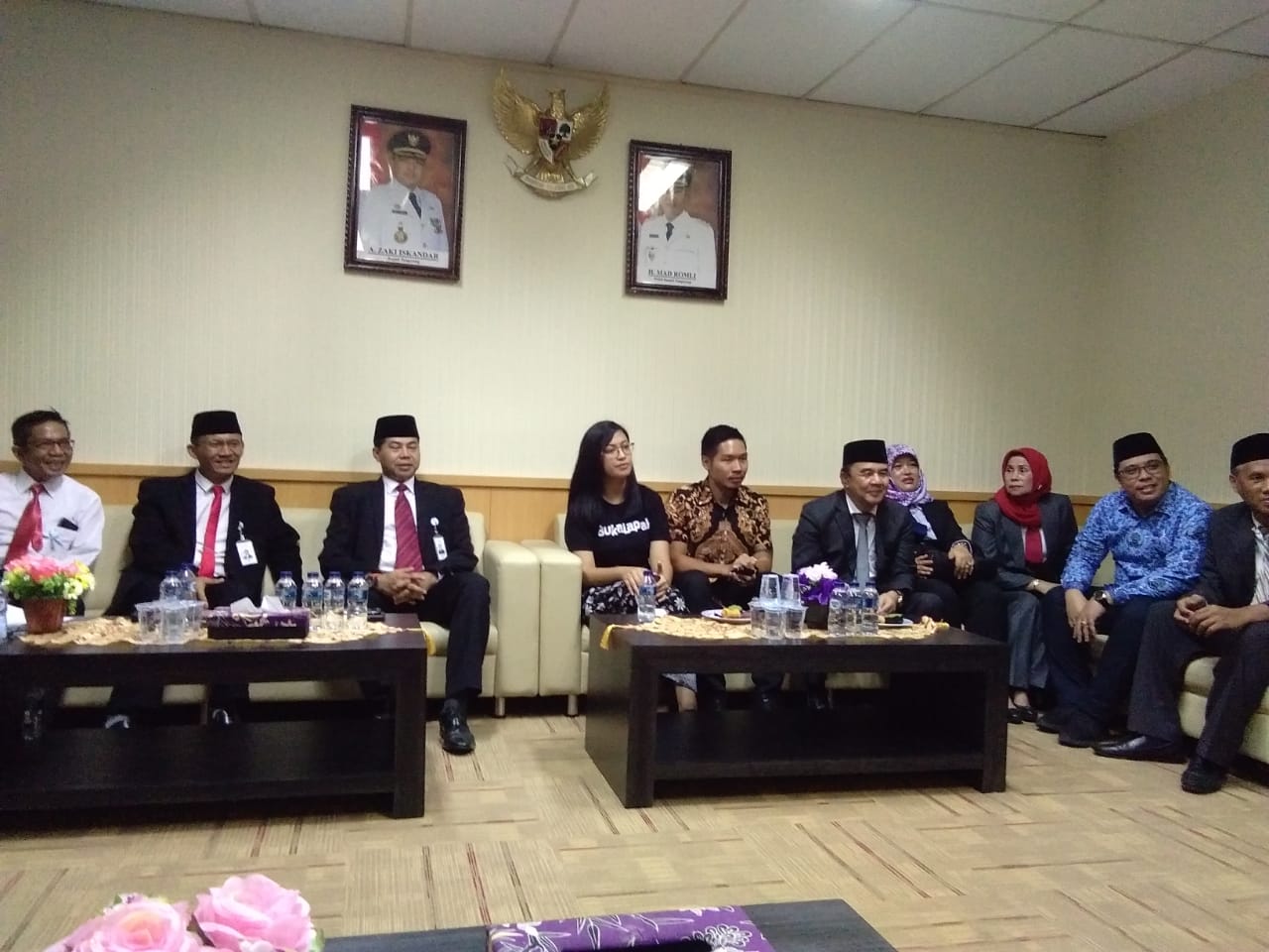 Kegiatan launching pembayaran Pajak Bumi dan Bangunan (PBB) - P2 Kabupaten Tangerang melalui BANK BJB yang bekerjasama dengan aplikasi Bukalapak dan Tokopedia.