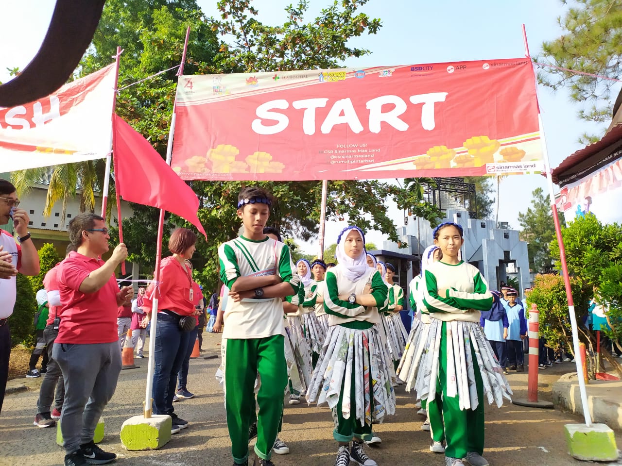 Keseruan kegiatan Memperingati Hari Kemerdekaan ke-74 Republik Indonesia.