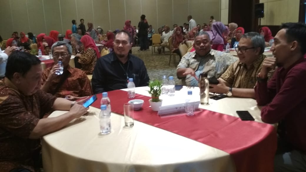 Kegiatan Musyawarah Nasional (Munas) Ke-9 dan HUT Ke-58 Ikatan Keluarga Wartawan Indonesia (IPWI) di Swiss-Bel Hotel, BSD, Kota Tangerang Selatan, Rabu (27/8/2019).