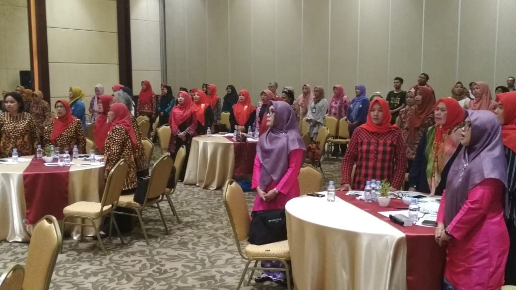 Kegiatan Musyawarah Nasional (Munas) Ke-9 dan HUT Ke-58 Ikatan Keluarga Wartawan Indonesia (IPWI) di Swiss-Bel Hotel, BSD, Kota Tangerang Selatan, Rabu (27/8/2019).