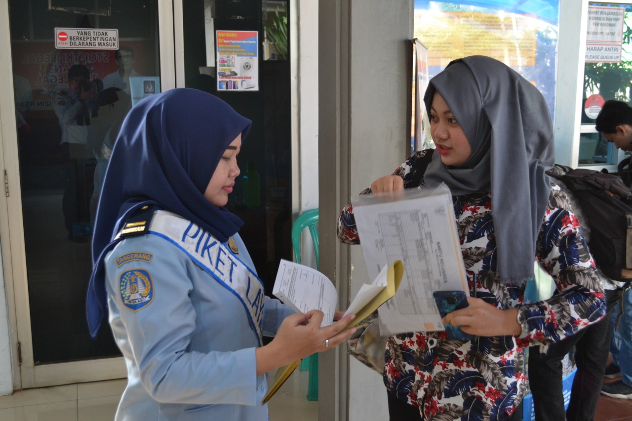 Pelayanan publik di Kantor Imigrasi Kelas I Non TPI Tangerang.