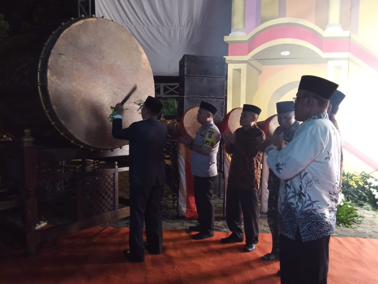 Kegiatan pembukaan Musabaqoh Tilawatil Quran (MTQ) di Kecamatan.Curug.