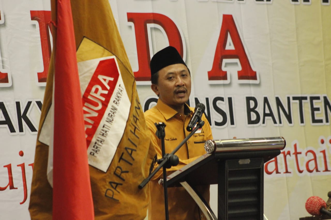 Ketua DPD Hanura Banten Ahmad Subadri.