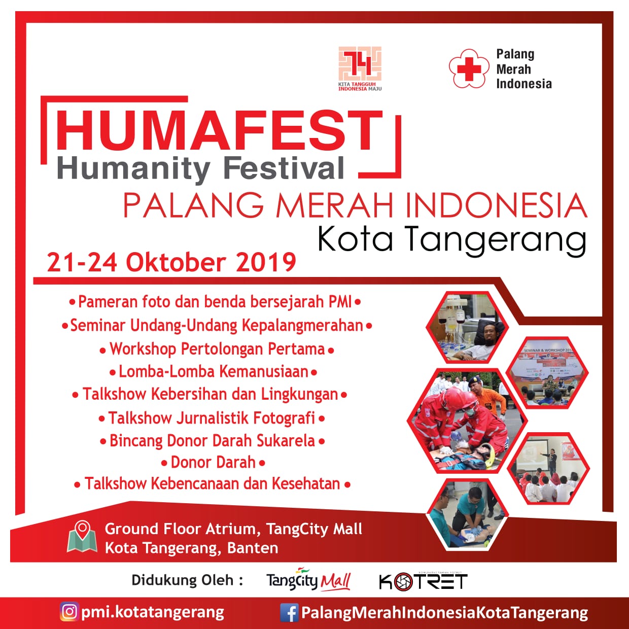 Festival Kemanusiaan (Humafest) di atrium TangCity.