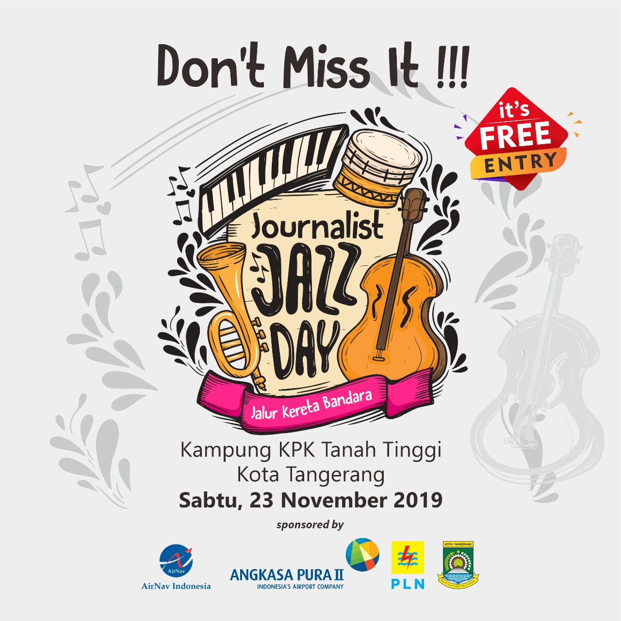 Event Journalist Jazz Day di Kota Tangerang.