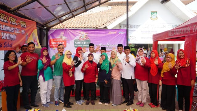 Kegiatan program Gebyar Mantul di Puskesmas Tanah Tinggi, Kota Tangerang.