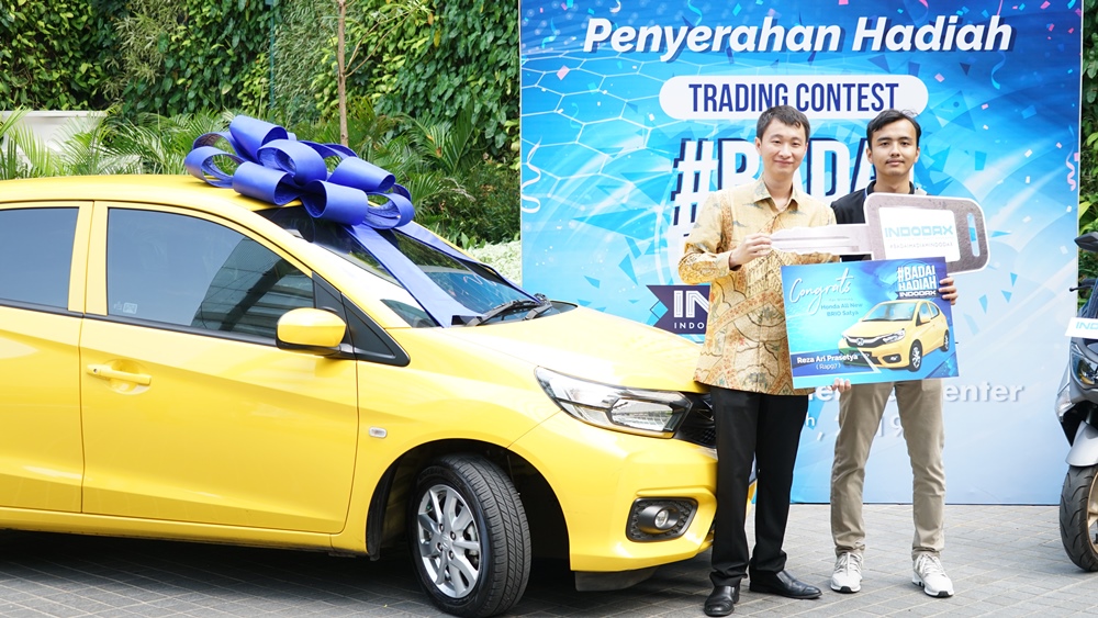 Pemenang hadiah mobil dari Indodax.