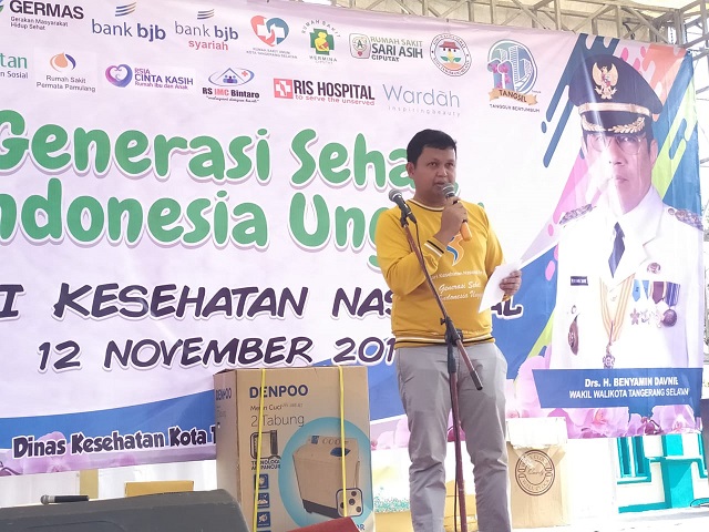 Pelaksana Tugas Kepala Dinas Kesehatan Kota Tangsel Deden Deni.