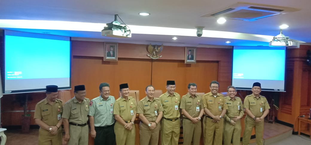 Kegiatan sertijab pejabat eselon II di ruang lingkup Pemeritah Kabupaten (Pemkab) Tangerang,