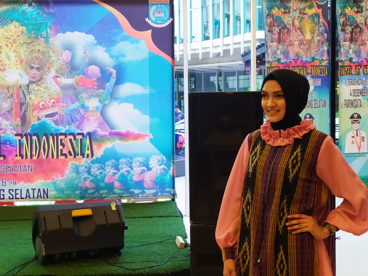 Kegiatan Tangsel Art Carnival Indonesia, di Mal Teras Kota, Jalan Pahlawan Seribu, Serpong, Tangsel, Rabu (4/12/2019).