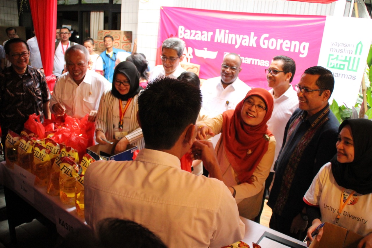 Sinar Mas Land menggelar kegiatan bazaar dan pasar murah di lingkungan Kementerian PUPR.