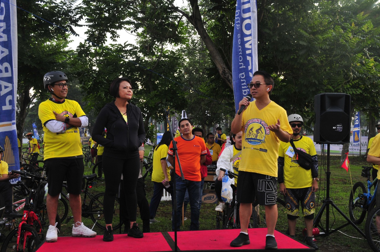 Para peserta di kegiatan ‘Paramount Gowes’ 2019.