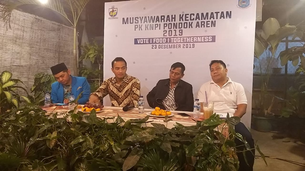Kegiatan Musyawarah Kecamatan PK KNPI Pondok Aren.