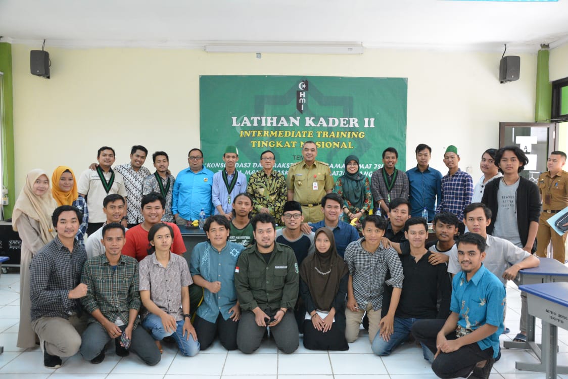 Kegiatan pelatihan Kader (LK-2) Intermediete Training tingkat nasional Himpunan Mahasiswa Islam (HMI) Cabang Tangerang Raya Tahun 2020.