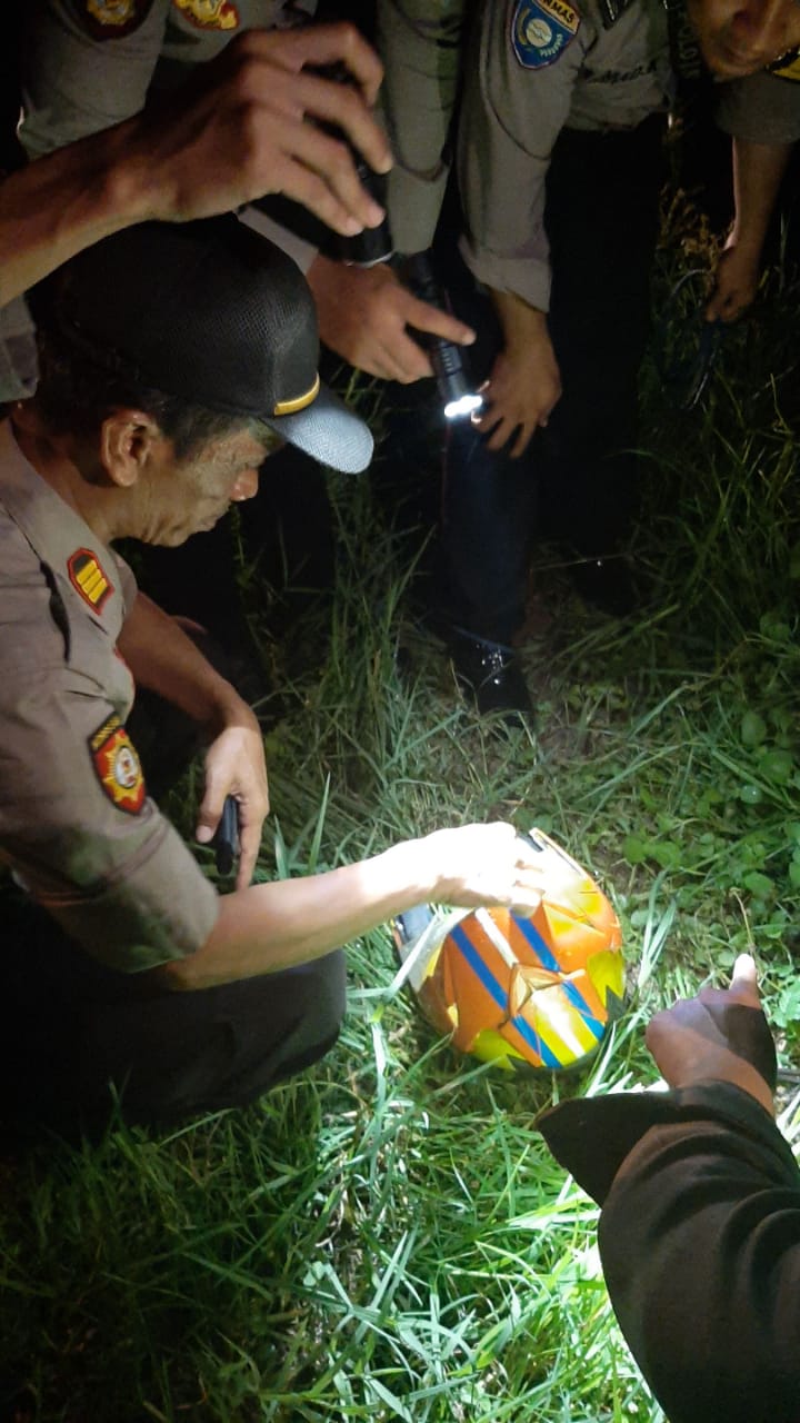 Lokasi tewasnya pengendara motor di sungai Bedeng, Ciruas, Kabupaten Serang.