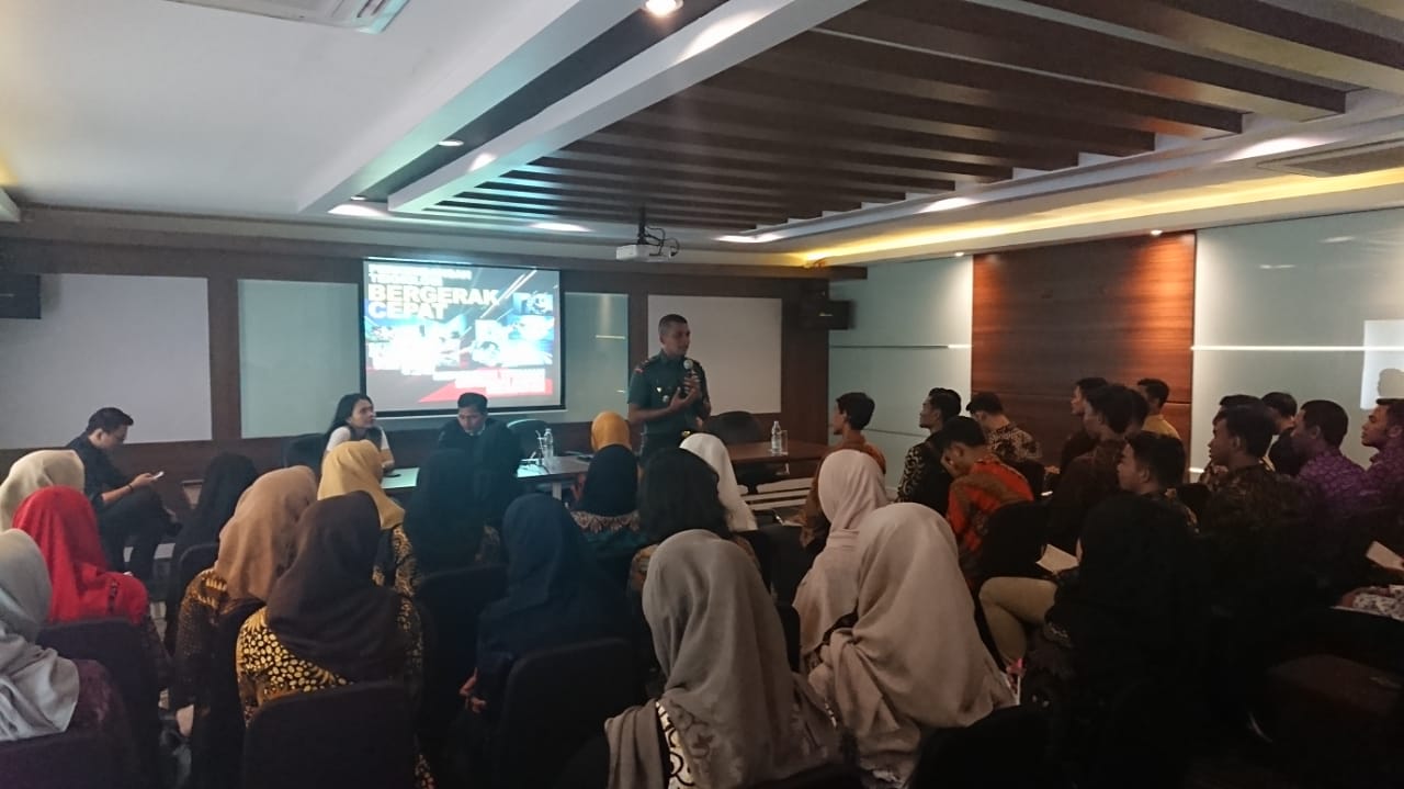 Kegiatan seminar wawasan kebangsaan bagi semi finalis putra-putri pendidikan Banten, di Aeropolis ACP2, Neglasari, Kota Tangerang, Jumat (17/1/2020).