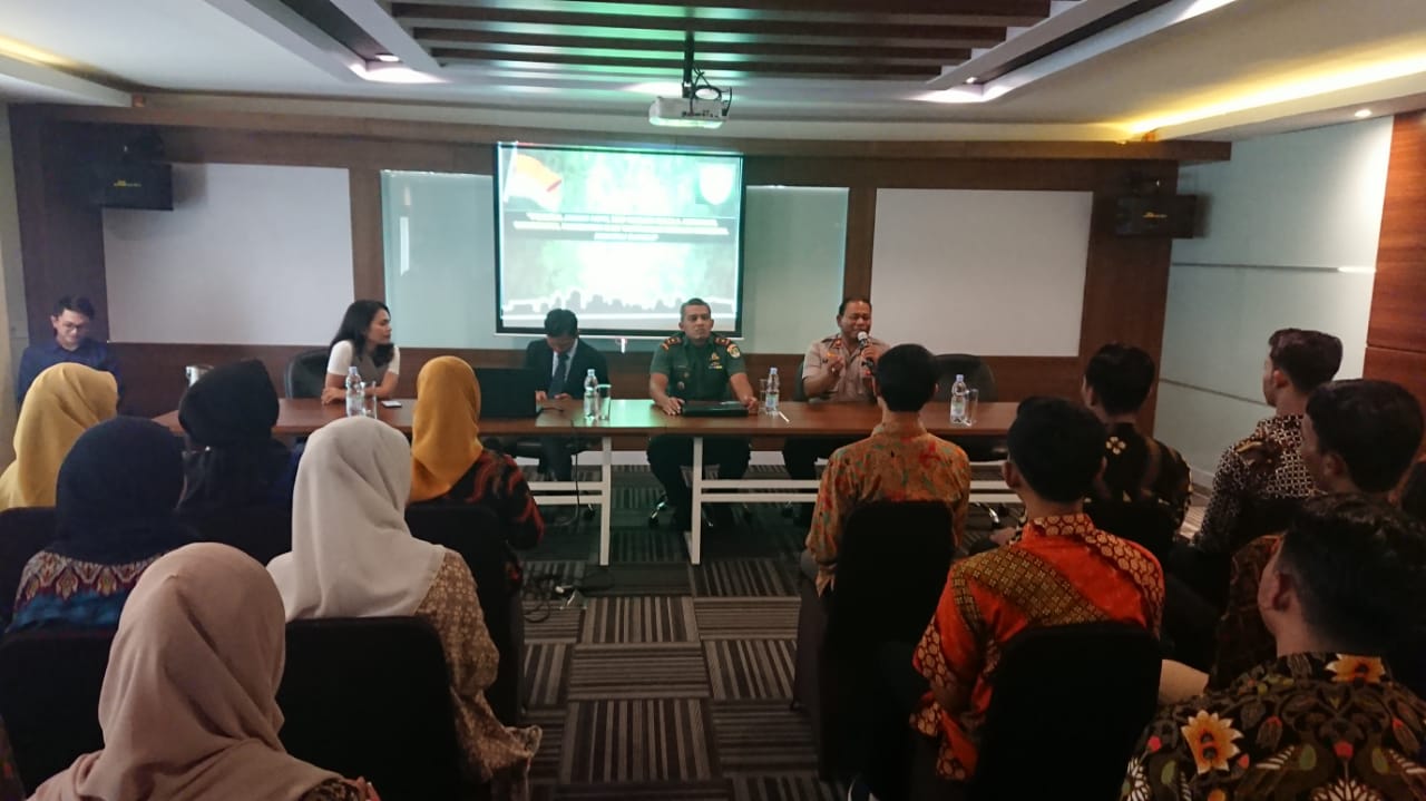 Kegiatan seminar wawasan kebangsaan bagi semi finalis putra-putri pendidikan Banten, di Aeropolis ACP2, Neglasari, Kota Tangerang, Jumat (17/1/2020).