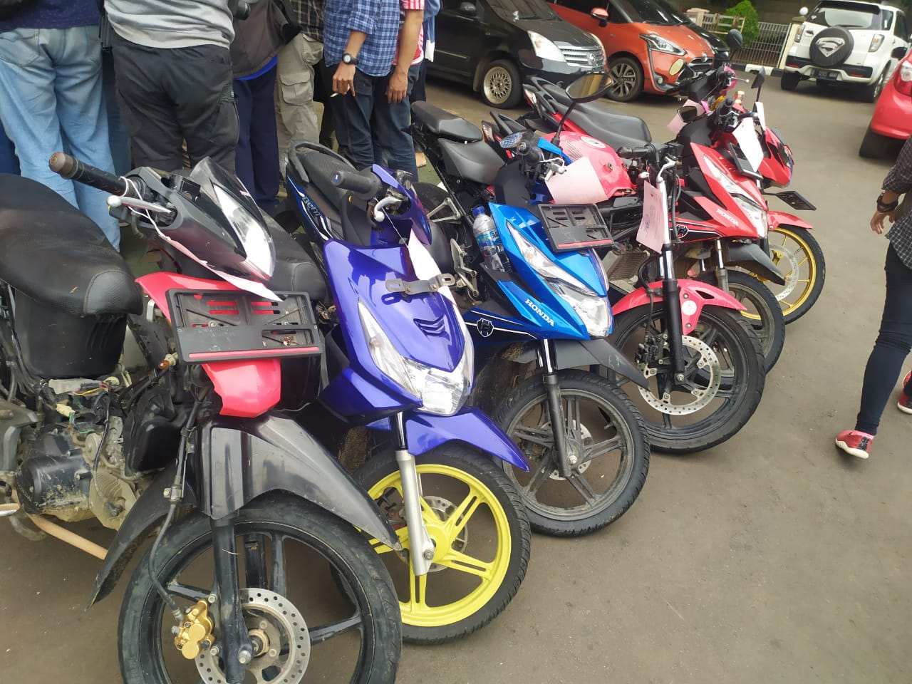 Barang Bukti Motor.