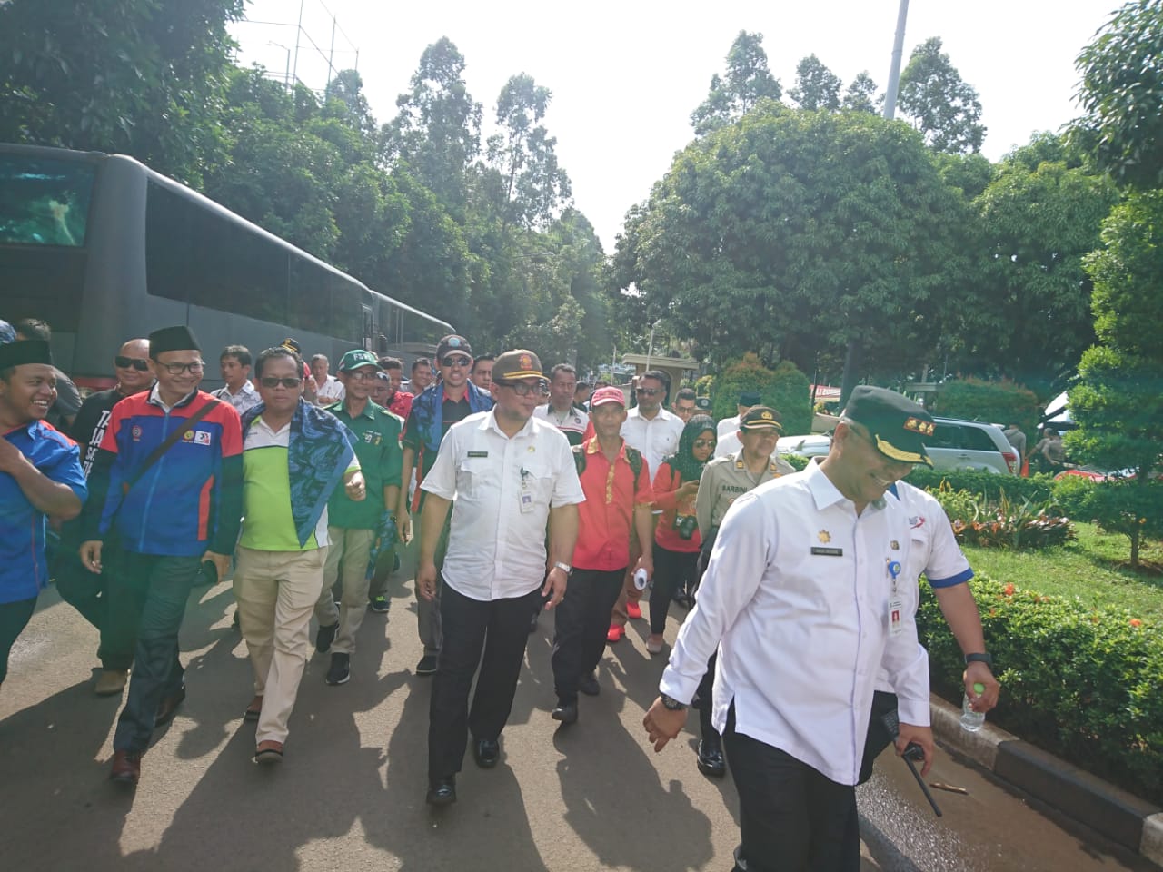 Aliansi Buruh Banten Bersatu (AB3) saat diterima untuk beraudiensi dengan Komisi II DPRD Kota Tangerang di Puspemkot Tangerang.
