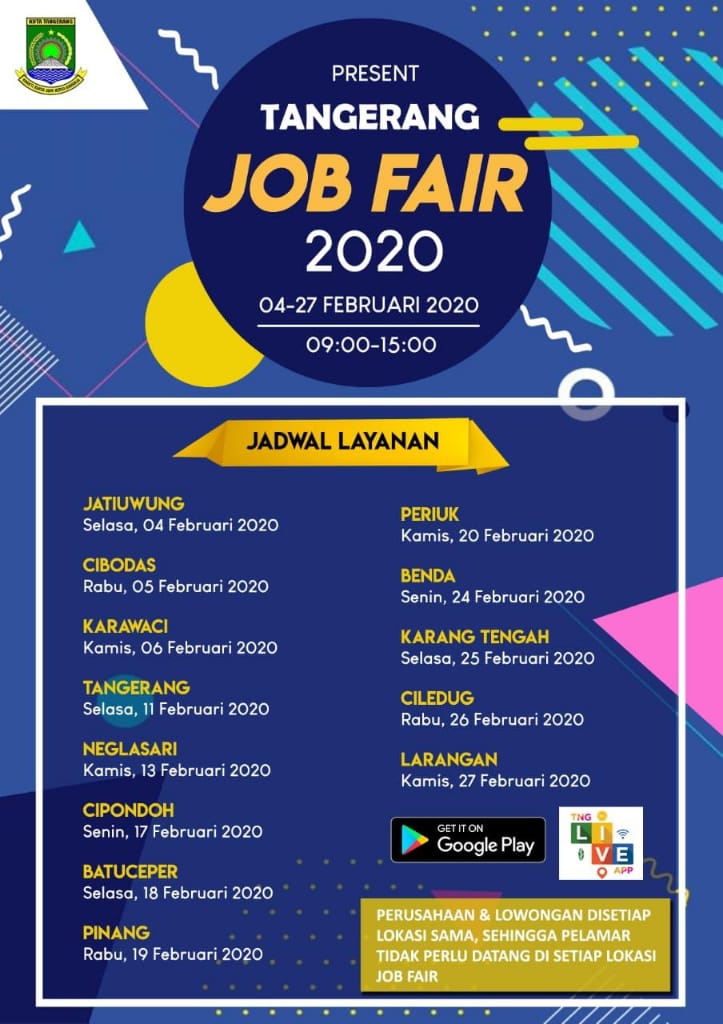 Job Fair 2020 Kota Tangerang.
