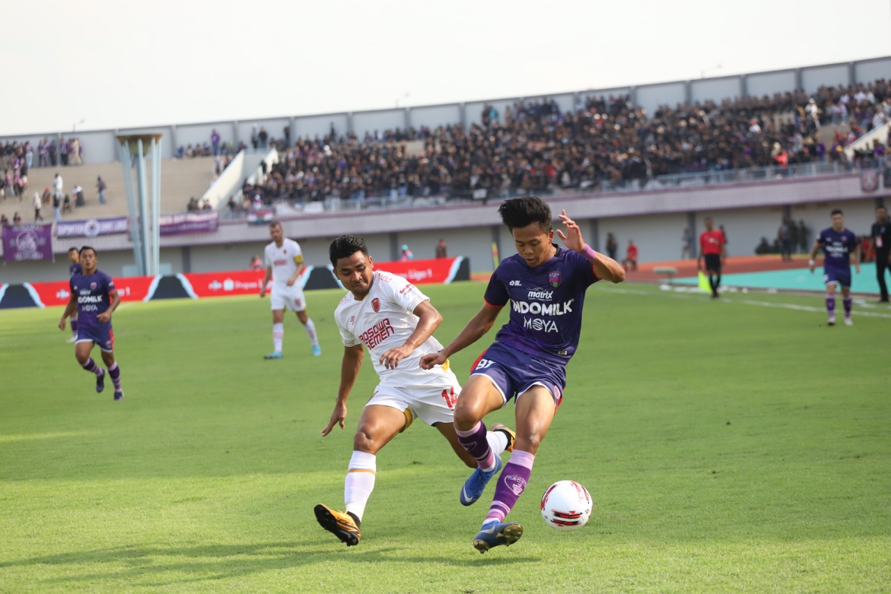 Persita Vs PSM Makasar pada laga pekan kedua Shopee Liga 1 2020 di Stadion Sport Center, Kelapa Dua, Jumat (6/2/2020).