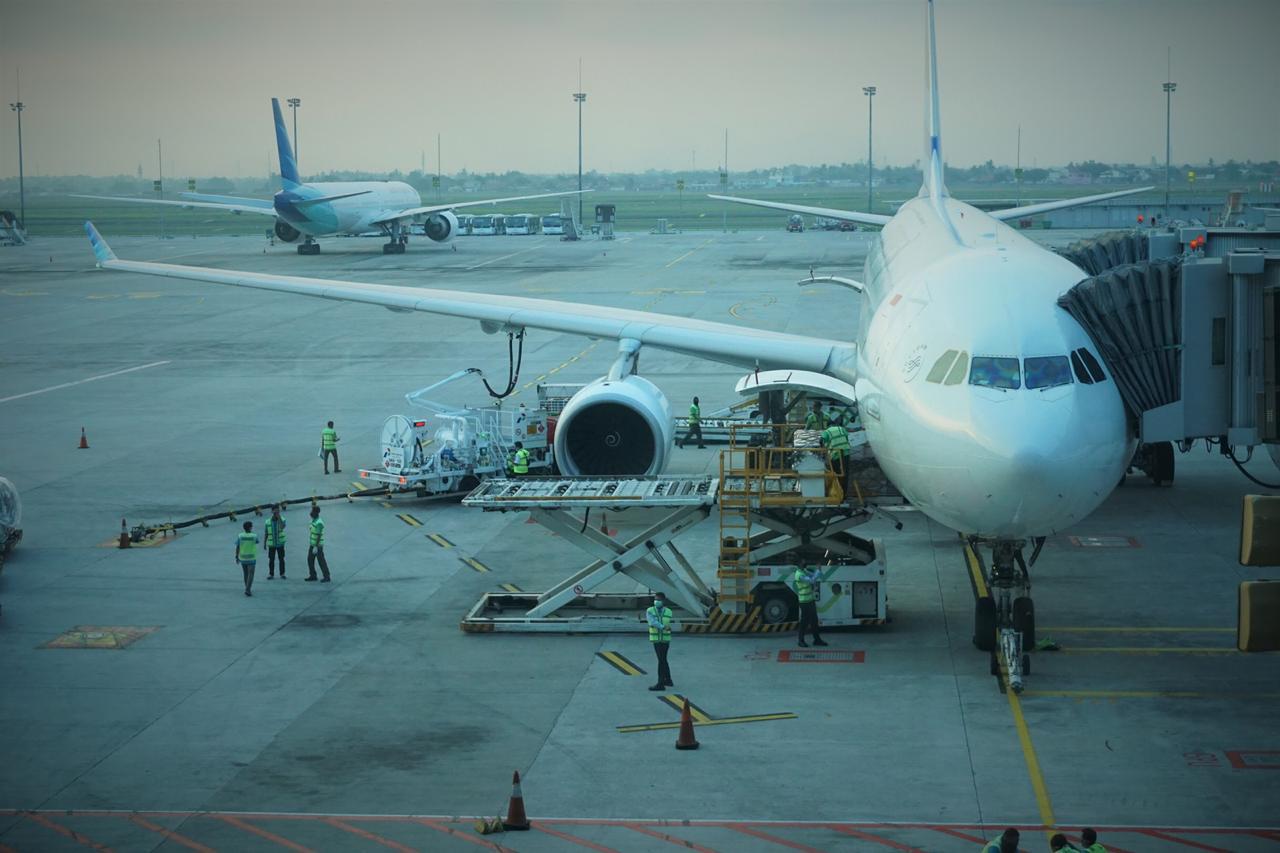 Suasana di Bandara Internasional Soekarno-Hatta (Soetta).