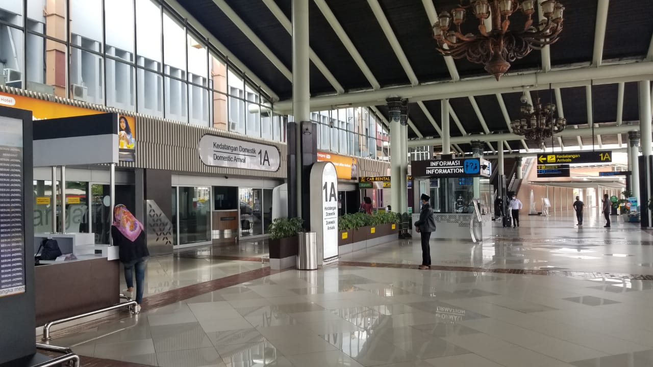 Suasana di Bandara Soekarno-Hatta (Soetta), Jumat (24/4/2020).