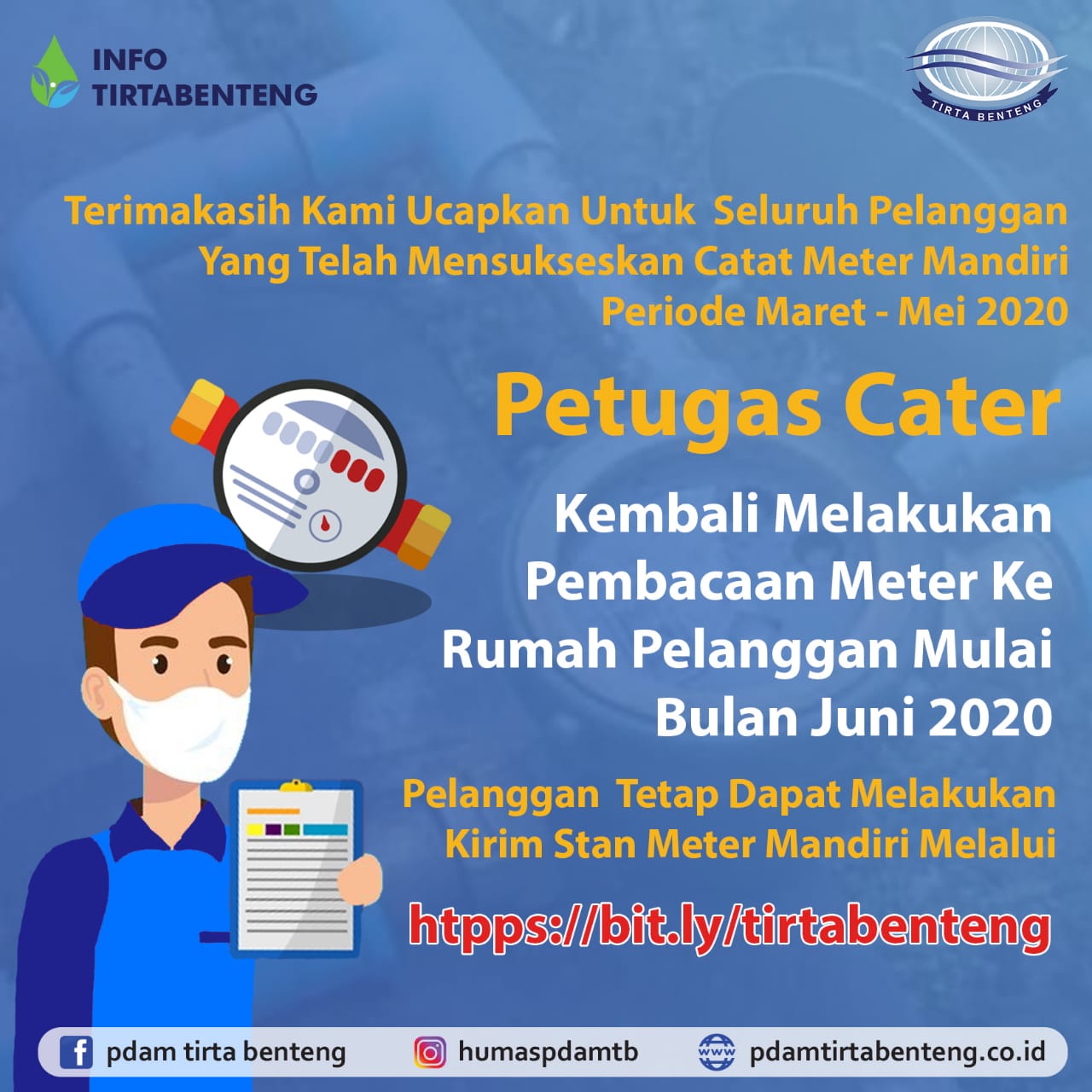 Info PDAM Tirta Benteng Kota Tangerang.