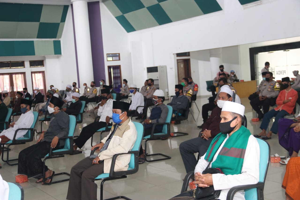 Polresta Tangerang membekali anggotanya kemampuan berceramah untuk menyosialisasikan new normal, Rabu (10/6/2020).