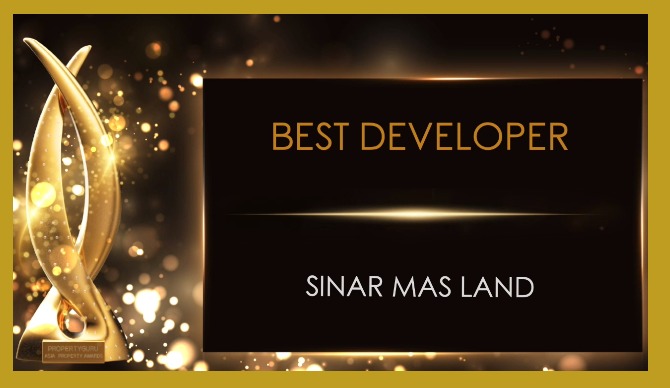 Sinar Mas Land Best Developer.