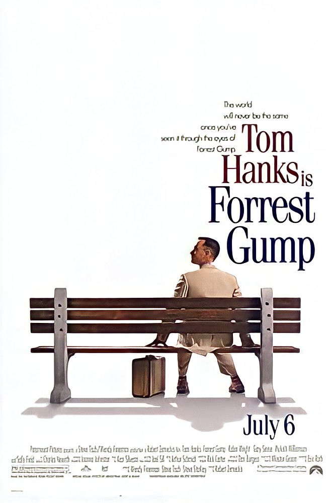 Cover film TOM HANKS IS FORREST GUMP.