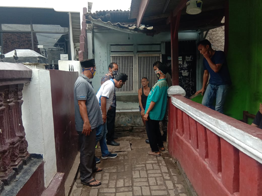 Suasana warga Selapajang yang menjadi korban banjir dinihari sudah surut, Kota Tangerang, Kamis (21/1/2021).