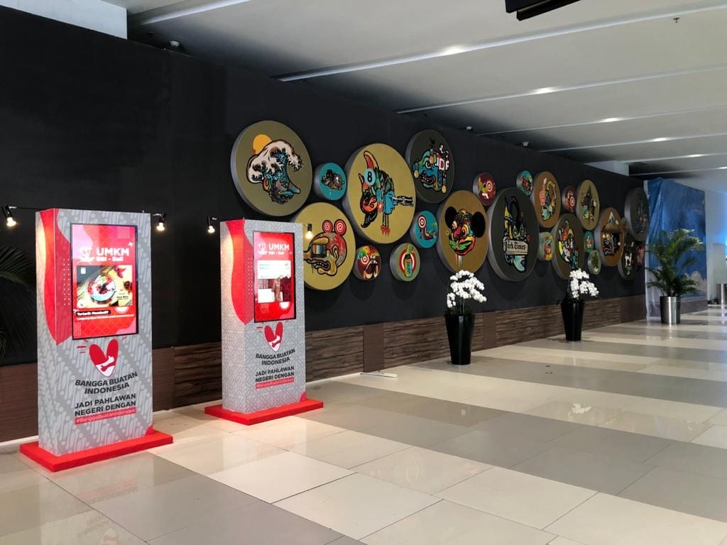 Pameran UMKM di Terminal 3 Bandara Soekarno Hatta.