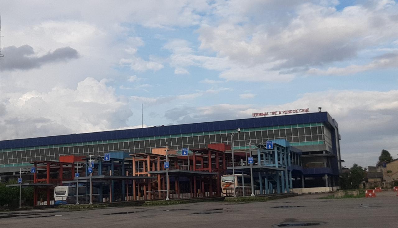 Terminal tipe A Pondok Cabe Tangerang Selatan.