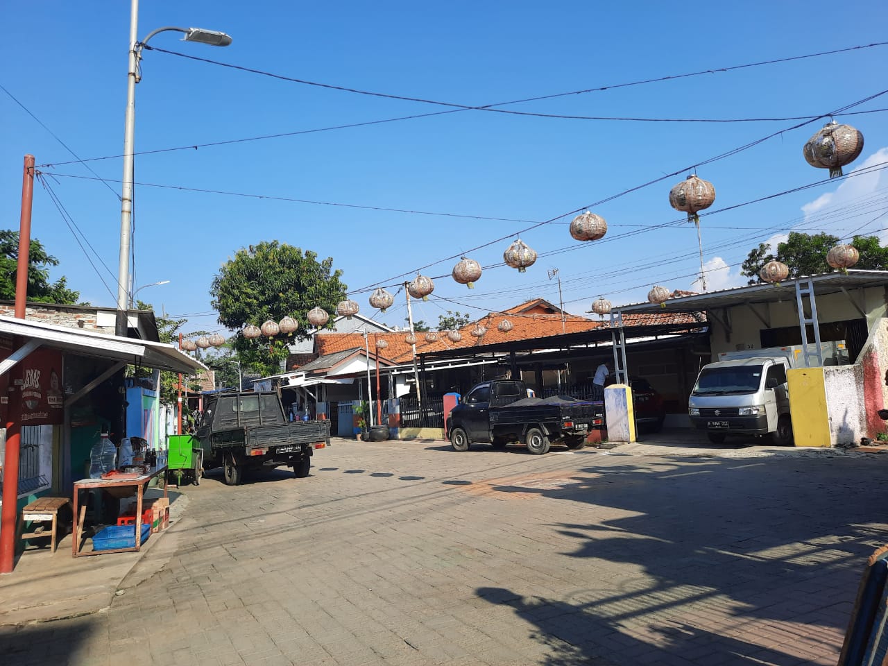Kampung Tehyan yang berlokasi di Kecamatan Neglasari, Kelurahan Mekarsari, Kota Tangerang, Rabu (14/04/2021).